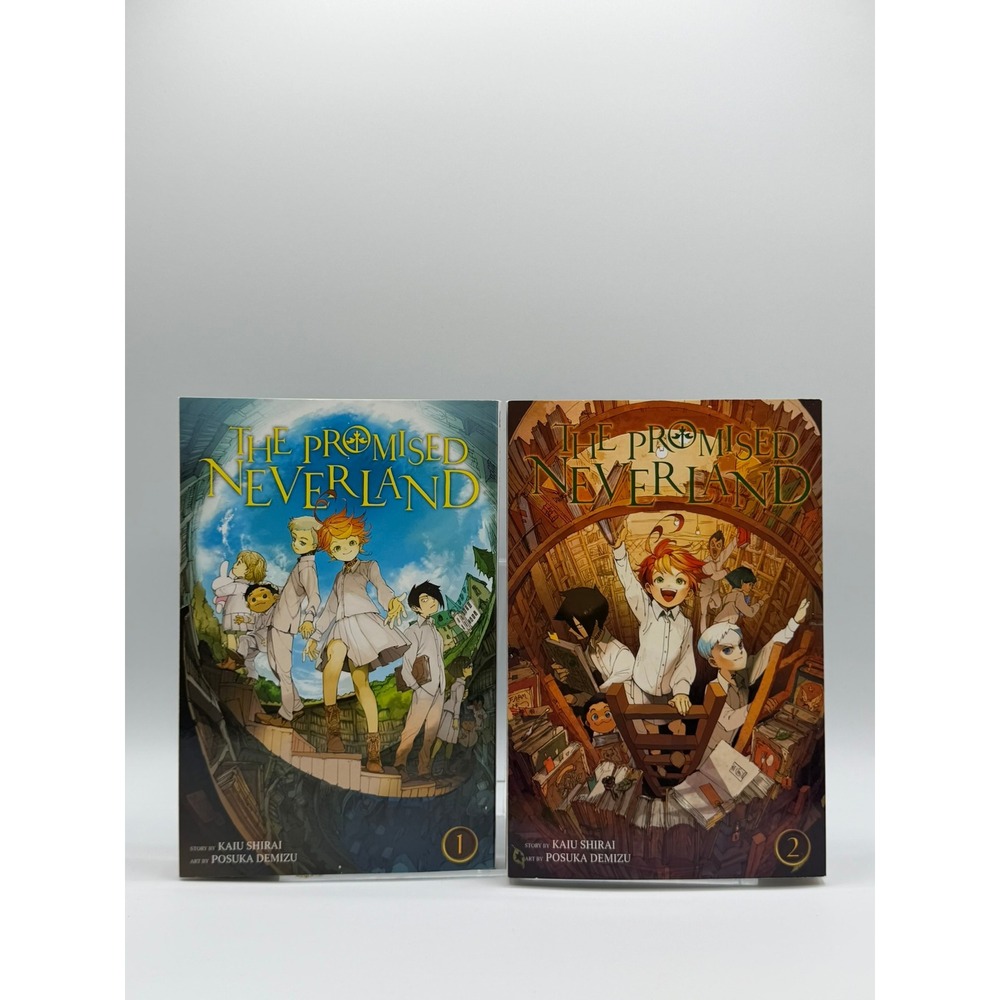 The Promised Neverland Manga Vol 1-2 Kaiu Shirai Posuka Demizu VIZ Media English